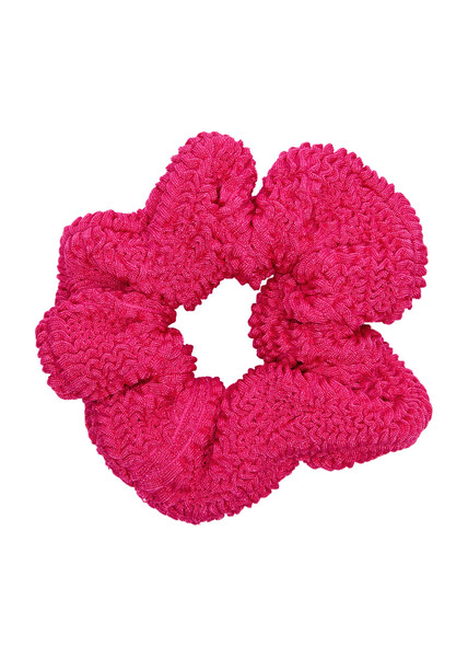  Hunza G Seersucker Scrunchie - Bright Pink - One Size 