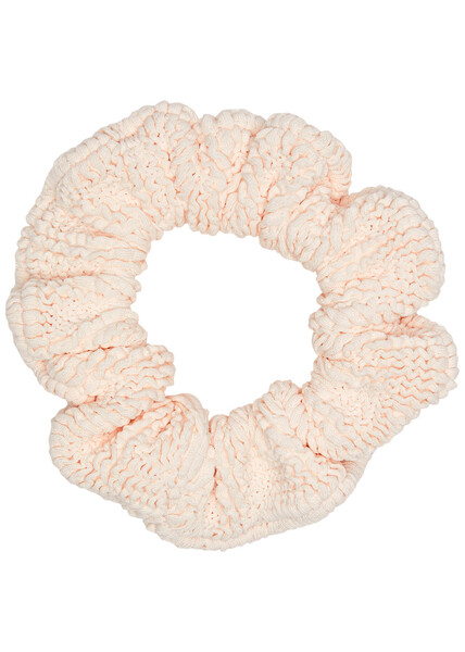  Hunza G Seersucker Scrunchie, Scrunchie, Rose 