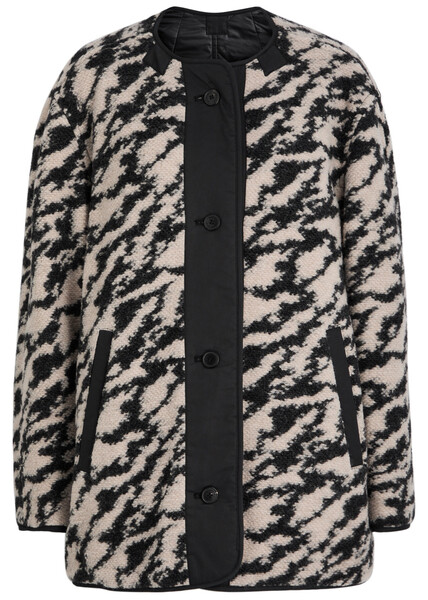  Isabel Marant étoile Fernelia Reversible Wool-blend Jacket - Black - 34 (uk6 /xs) 