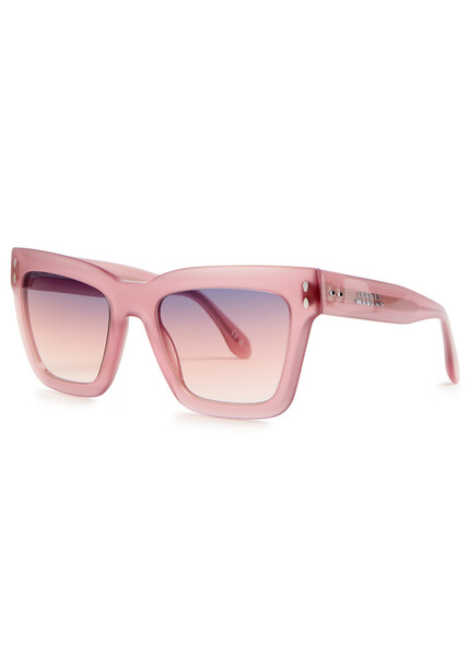  Isabel Marant Oversized Cat-eye Sunglasses - Pink - One Size 