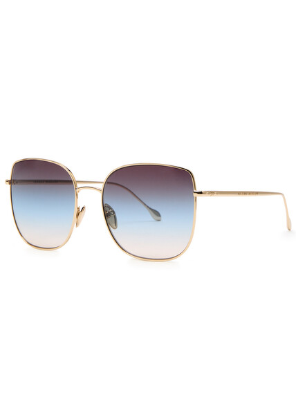  Isabel Marant Oversized Square-frame Sunglasses - Gold - One Size 