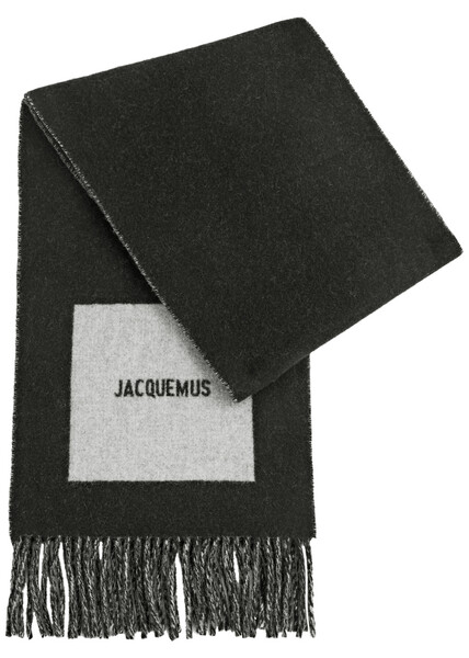 Jacquemus L'echarpe Rond Carre Logo Wool Scarf - Multicoloured 1 - One Size 