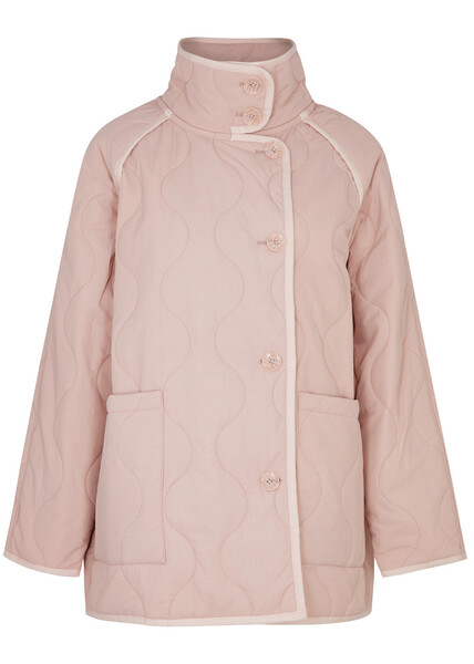  Jakke Chloe Quilted Shell Jacket - Light Pink - L (uk14 / L) 
