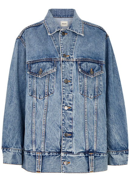  Khaite Grizzo Oversized Denim Jacket - S (uk8-10 / S) 