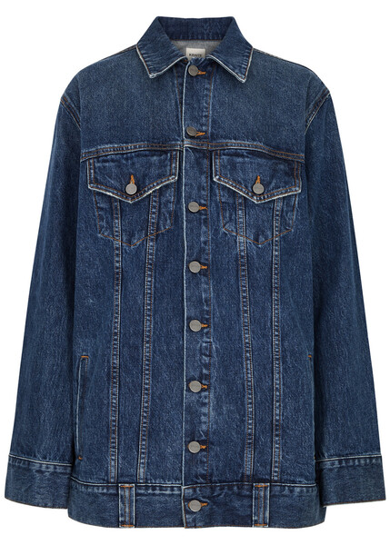  Khaite Ross Oversized Denim Jacket - Xs (uk6 /xs) 