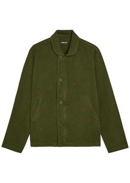  Labo.art Cotton Overshirt - Olive - 3 (s) 