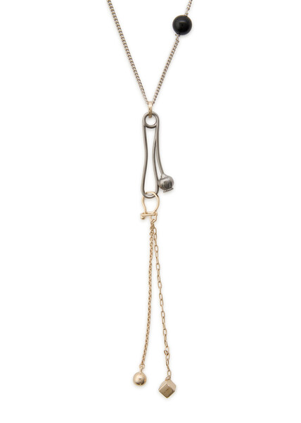  Lemaire Poppy Two-toned Necklace - Multicoloured - One Size 