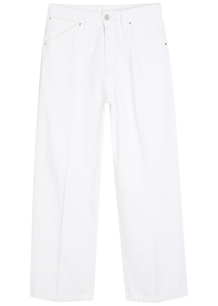  Lemaire Wide-leg Denim Jeans - White - M 