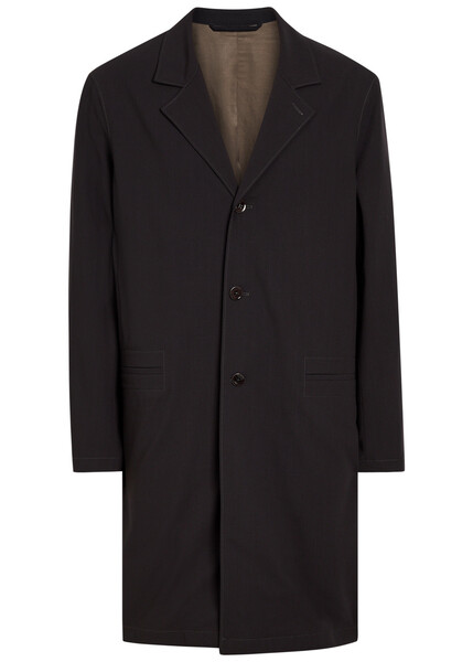  Lemaire Wool Coat - Black - 48 (it48 / M) 