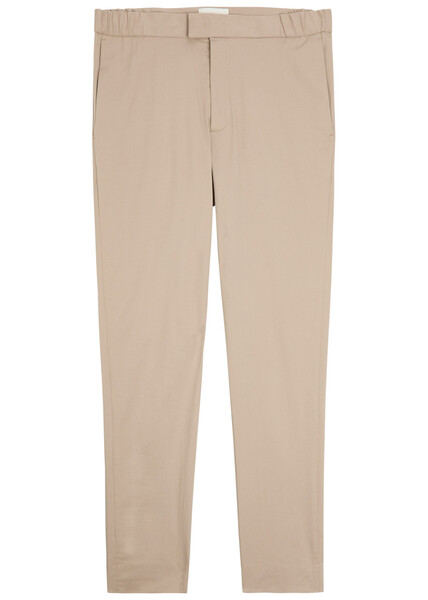  Lestrange 24 Hour Slim-leg Cotton-blend Trousers - Beige - Xxl 