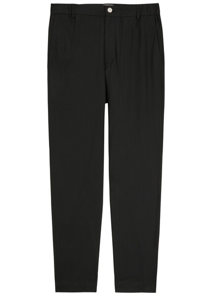  Lestrange 24 Hour Slim-leg Cotton-blend Trousers - Black - M 