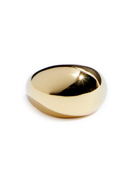  Lie Studio The Leah 18kt Gold Vermeil Ring 
