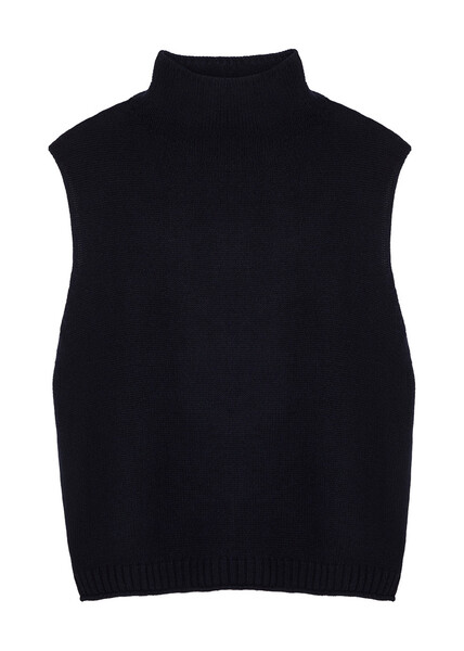  Lisa Yang Tovy Navy Cashmere Vest - 2 