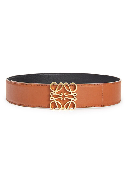 Loewe Anagram Belt 4cm - Tan - 85 (uk 12 / L) 