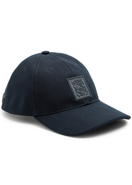  Loewe Anagram Cotton Cap - Navy - One Size 