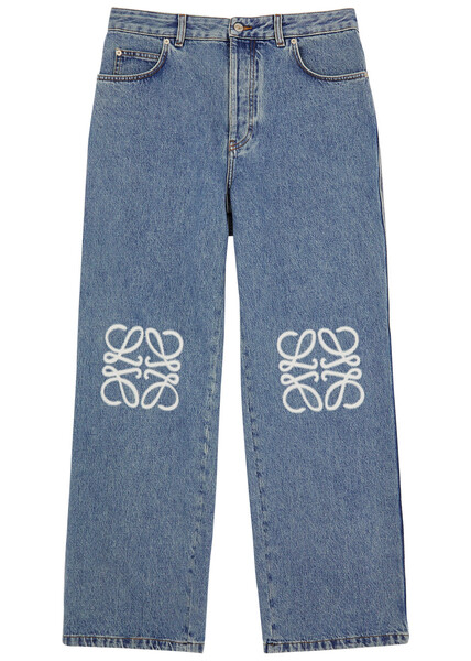  Loewe Anagram Straight-leg Jeans - Blue - 48 (it48 / M) 