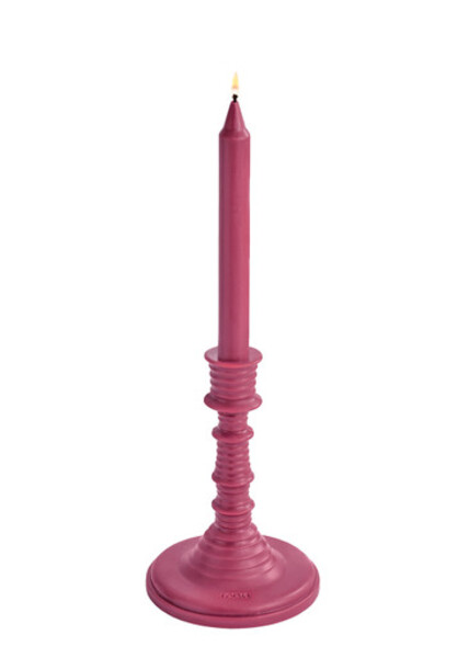  Loewe Beetroot Wax Candleholder 330g, Wax Candleholder, Candlestick-shaped Candle, Fruity Scent, Fresh Aroma, Sweet Notes, 330g 