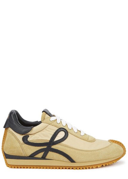  Loewe Flow Runner Panelled Sneakers - Tan - 8 
