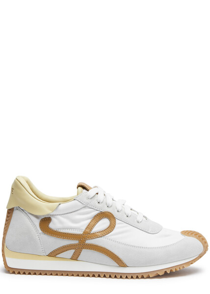  Loewe Flow Runner Panelled Sneakers - White - 4 