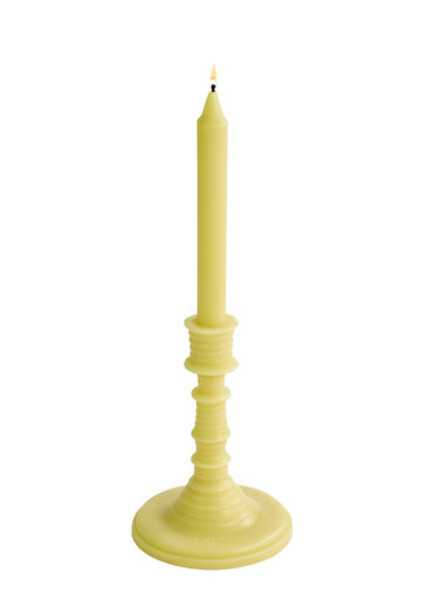  Loewe Honeysuckle Wax Candleholder 330g, Candlestick-shaped Candle, Honeysuckle Essence, Sweet Aroma, Delicate, Honeyed Notes, 330g 