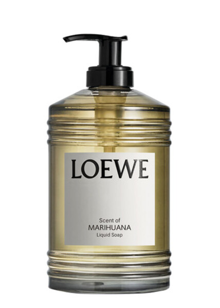  Loewe Marihuana Liquid Soap 360ml, Liquid Soap, Herbal, Woody Scent, Skin-nourishing Properties, Hydrating Elements, Jojoba Oil And Aloe Vera 