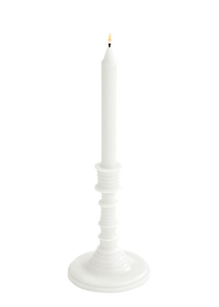  Loewe Oregano Wax Candleholder 330g, Candlestick-shaped Candle, Aromatic Perfume Of A Mediterranean Herb Garden, Woody And Amber Notes, 330g 