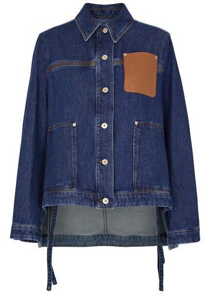  Loewe Two-tone Denim Jacket - Blue - 6 