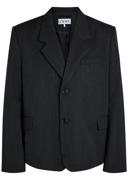  Loewe Wool Blazer - Grey - 46 (it46 / S) 