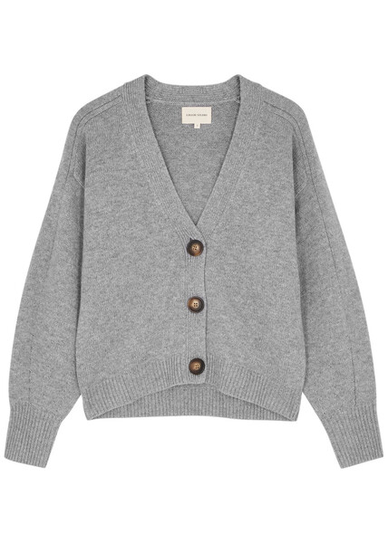  Loulou Studio Zanzibar Wool-blend Cardigan - Grey - Xs 