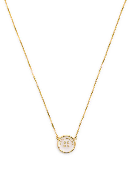  Marc Jacobs The Button Necklace - Gold - One Size 