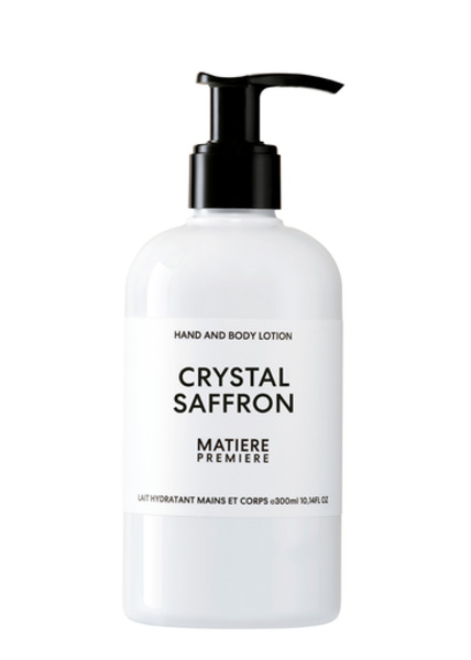  Matiere Premiere Crystal Saffron Hand And Body Lotion 300 Ml, Hand And Body Lotion, Easily Absorbed, Leaves The Skin Satin Soft And Scented, 300ml 