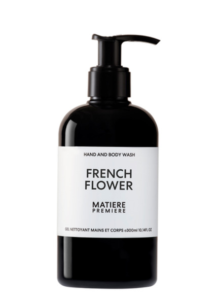  Matiere Premiere French Flower Hand And Body Wash 300ml, Hand And Body Wash, Leave Your Skin Clean, Soft And Scented, White And Green Floral Notes 