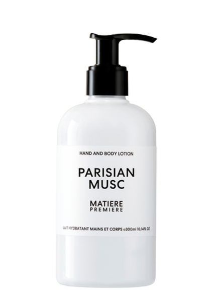  Matiere Premiere Parisian Musc Hand And Body Lotion 300ml, Hand And Body Lotion, Easily Absorbed, Leaves Skin Soft, Scented, Vegetal And Musky Notes 