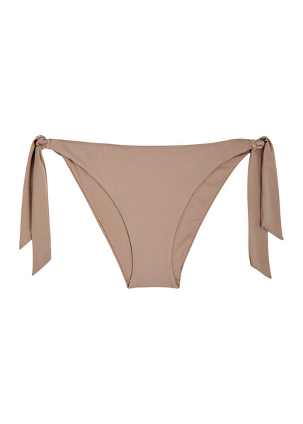  Max Mara Samuela Pearlescent Bikini Briefs - Beige - Vb (uk16 / Xl) 