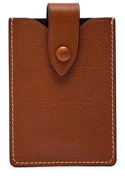  Metier Leather Card Holder - Brown - One Size 