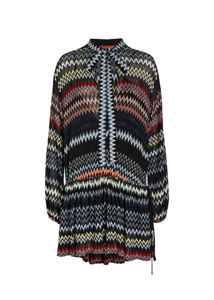  Missoni Chevron Fine-knit Mini Dress - Multicoloured - 40 (uk8 / S) 