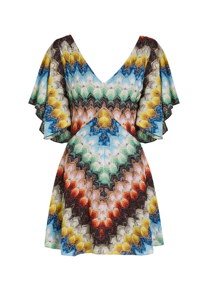  Missoni Patterned Lace Mini Dress - Multicoloured - 40 (uk8 / S) 