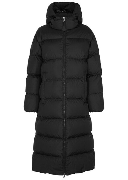  Moncler Catchet Black Quilted Shell Coat, Shell Coat, Black, Quilted - 3 