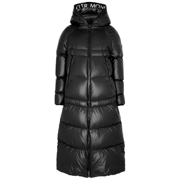  Moncler Chanon Black Quilted Shell Coat, Shell Coat, Black, Quilted - 1 