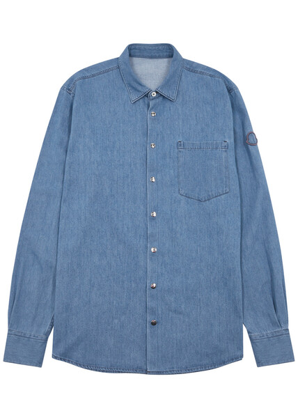  Moncler Denim Shirt - Blue - M 