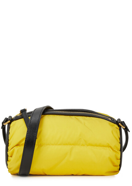  Moncler Keoni Quilted Shell Cross-body Bag - Yellow - One Size 