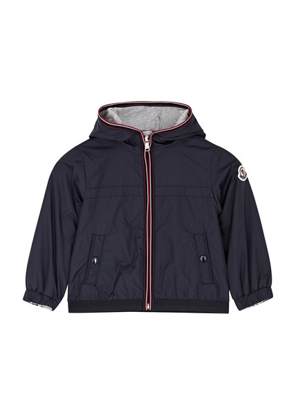  Moncler Kids Anton Navy Shell Jacket 