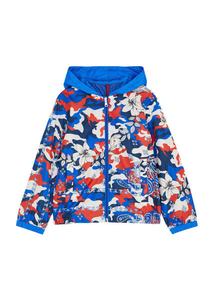  Moncler Kids Hotai Printed Shell Jacket (8-10 Years) - Multicoloured 