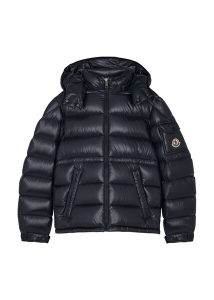  Moncler Kids Maire Quilted Shell Jacket - Navy 