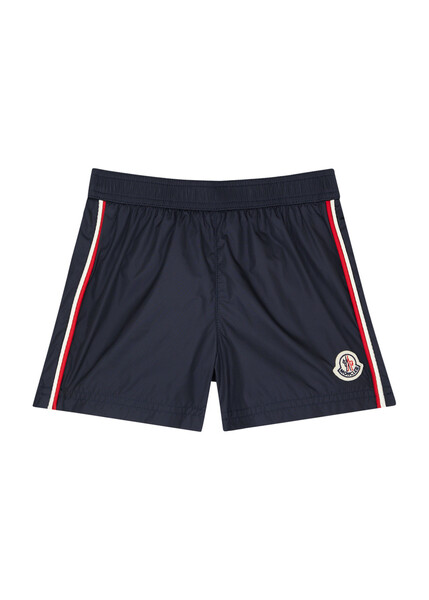  Moncler Kids Shell Swim Shorts - Navy 