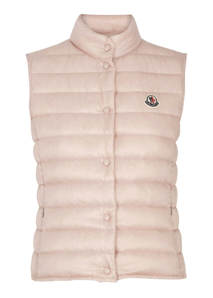  Moncler Liane Quilted Shell Gilet - Light Pink - 4 