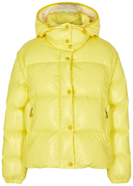  Moncler Mauleon Quilted Shell Jacket - Yellow - 3 