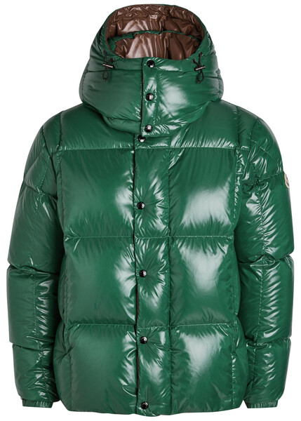  Moncler Parana Padded Nylon Jacket - Green - Xl 
