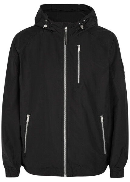  Moose Knuckles Charlesbourg Hooded Shell Jacket - Black - S 