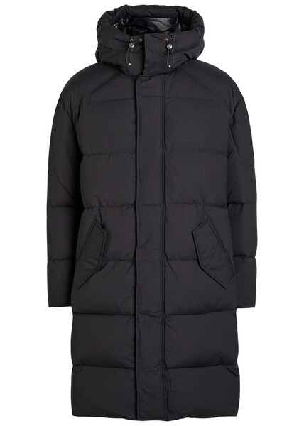  Moose Knuckles Everest Long Shell Puffer Coat - Black - Xxl 